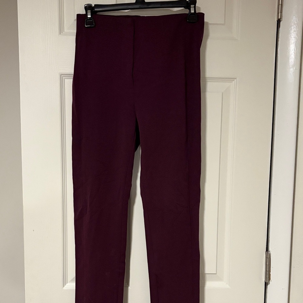 Ann Taylor Petite Maroon Trousers